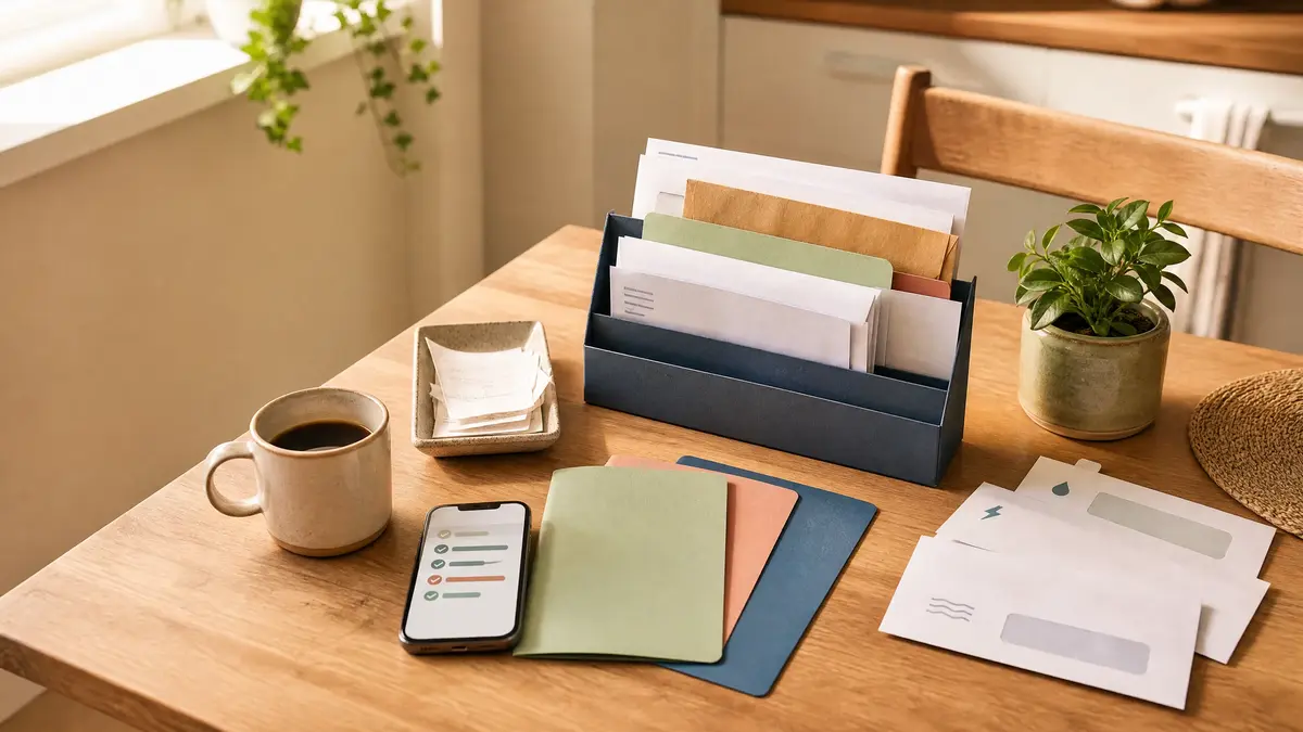 Como organizar as contas da casa sem planilha complexa